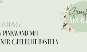 Istruzioni per creare una bacheca fai da te con intreccio viennese. Un progetto creativo per "Grow Up Your Life".