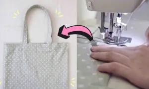 Borse in tessuto damascato: un tutorial per crearle con la macchina da cucire.