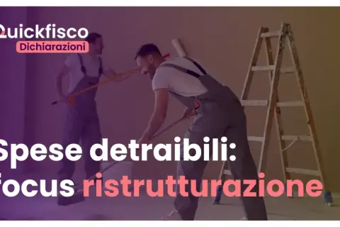 Operai al lavoro per la ristrutturazione. Scopri cosa bisogna fare per avere la detrazione fiscale del 50%.